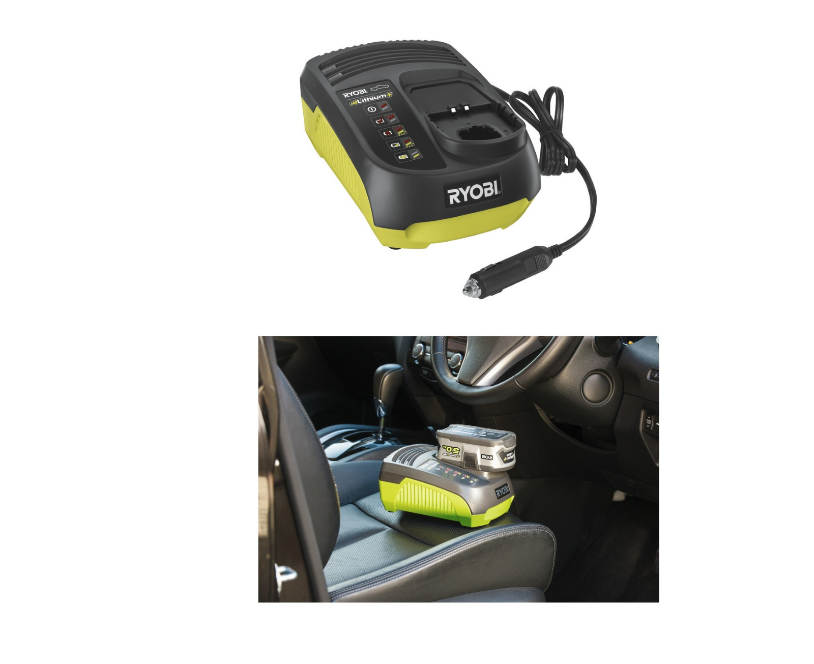 Ryobi Autoladegerät 18V ONE+ Akku RC18118C Auto Ladegerät 5133002893