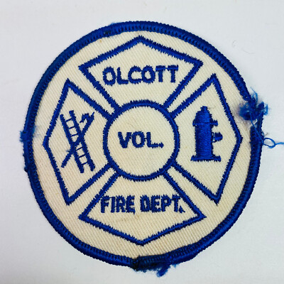 Olcott Fire New York NY 3'' Rescue Patch P8