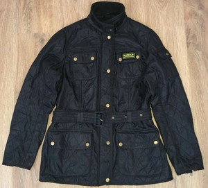 barbour belted jacket