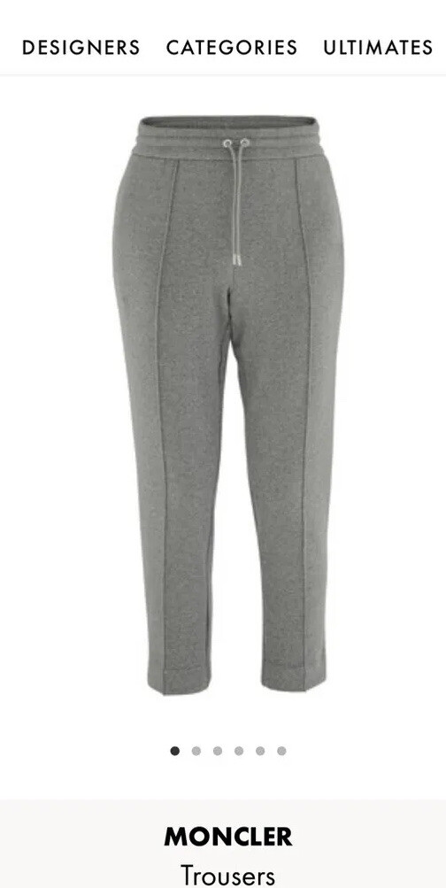 【関税&送料込】Moncler Graphite Wool Blend Pant Moncler Pantalone Wool Blend Trouser Pants Size XL | eBay