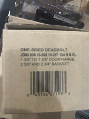 Schlage JD80 One Sided Deadbolt - Stainless Steel - Picture 3 of 3