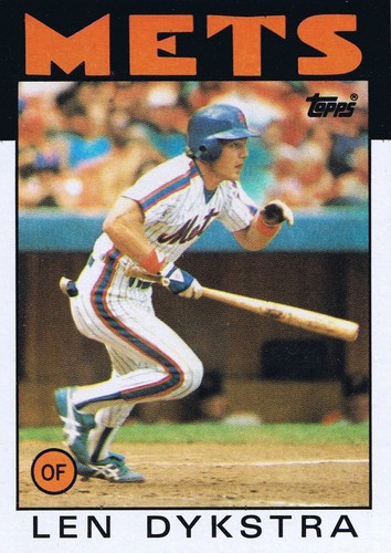 Len Dykstra #53 1986 Topps card