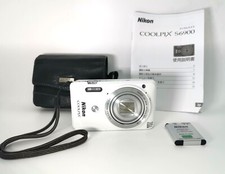Nikon Coolpix S6900 16.0 MP Compact Digital Camera - White Nikon Coolpix S6900 16.0 MP Compact Digital Camera - White