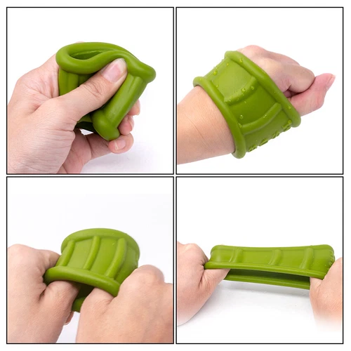 Silicone Ball Stretcher Scrotum Ring Squeeze Testicle Penis Ring Enhancer BDSM - Picture 6 of 39