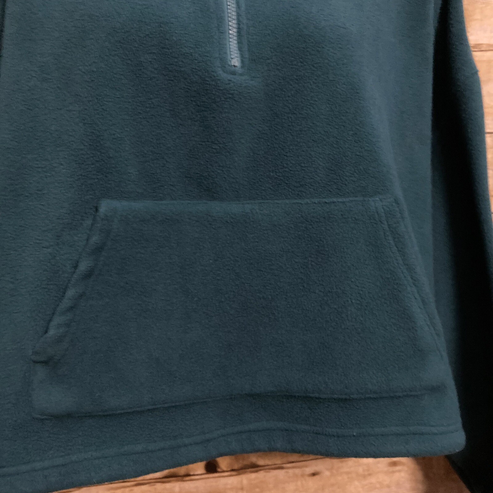 Fabletics Size 2X Half Zip Cropped Sweatshirt Gre… - image 4