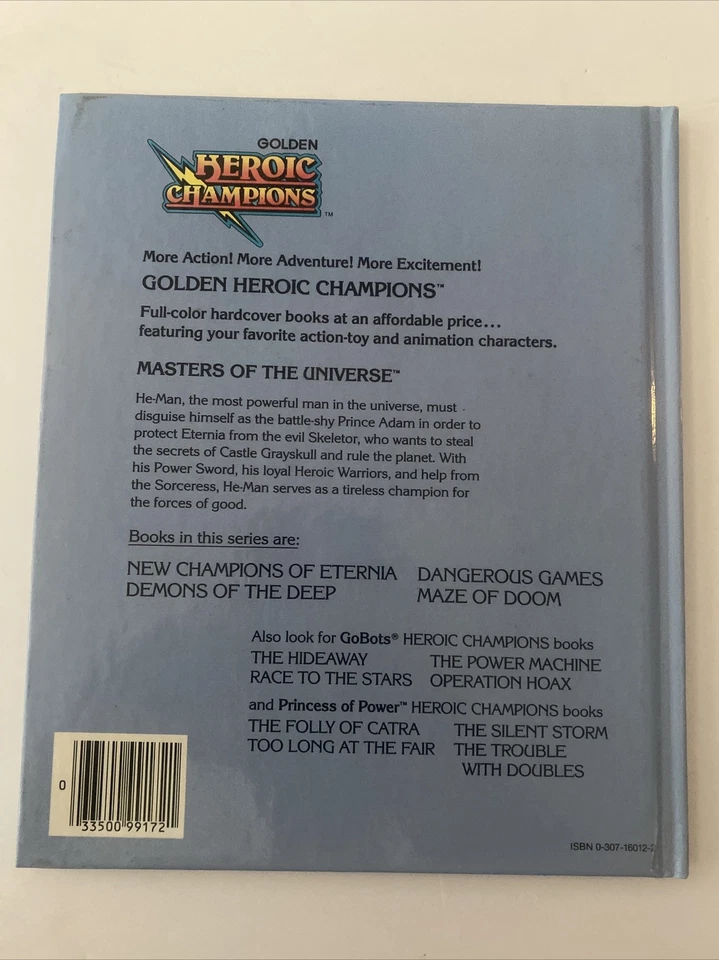 Vintage MASTERS OF THE UNIVERSE DEMONS OF THE DEEP GOLDEN BOOK 1985 R.L. STINE - Image 2 of 4