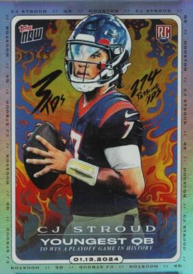 2023 Topps Now - CJ Stroud C.J. Stroud #CJ2 Foil Border /99 (RC)