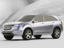 Cars acura md x concept Desk Mat Stitched