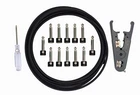 Solderless Instrument Guitar Pedal Custom Cut Cable Kit 6 Pack for Pedalboard