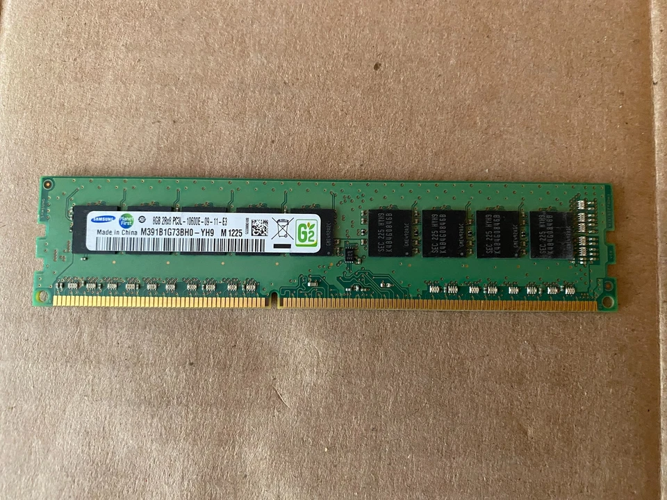 SAMSUNG 8GB M391B1G73BH0-YH9 8GB DDR3-1333 ECC UDIMM J8-2(4) - Image 2 of 4