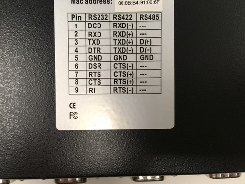 Passport Networks Ethernet Serial Device Server Esport 104 RS232/RS422/RS485 - Picture 3 of 7