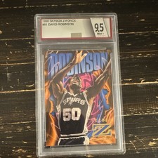 SkyBox 1996  Z Force #81 David Robinson San Antonio Spurs NBA Basketball Card