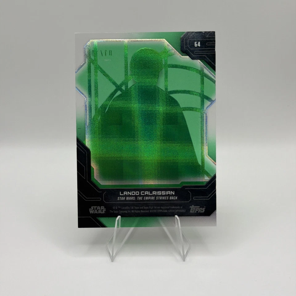 Topps 2024 Star Wars High Tek Lando Calrissian Green ALPHA 1/10 #64 /10 - Image 4 of 4