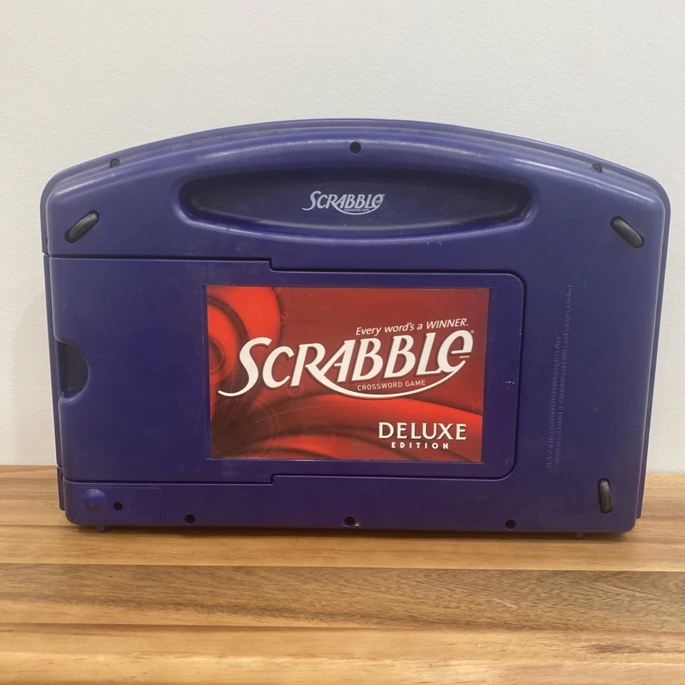 TABLERO GIRATORIO EDICIÓN DE LUJO SCRABBLE TAMAÑO COMPLETO Y ESTUCHE DE VIAJE PLEGABLE GIRATORIO Foto 3 de 4