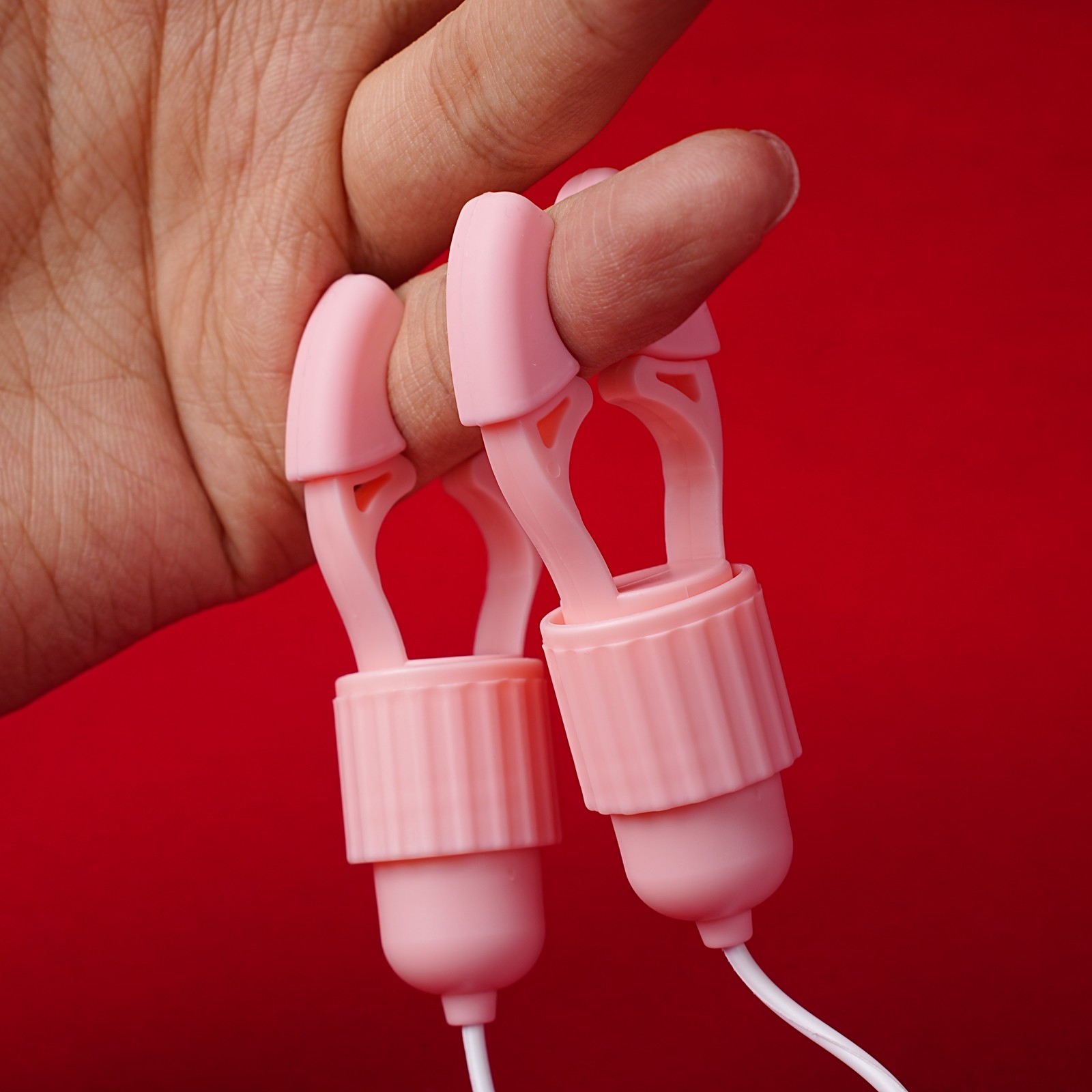 Nipple Toys Vibrating Nipple Clamps Clip Vibrator Enhancer Sex Toys for Women US