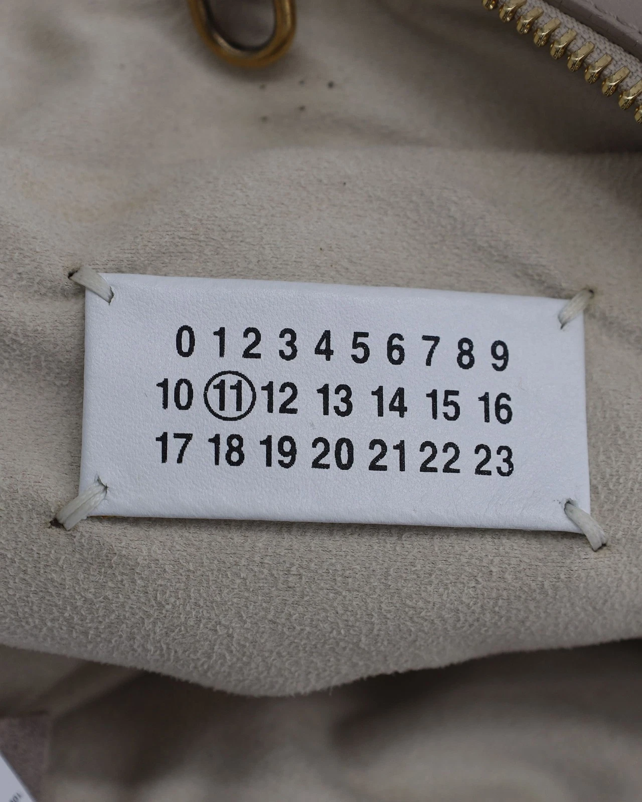 Borsa Origami Pieghevole Maison Margiela In Pelle Donna Beige Taglia Unica