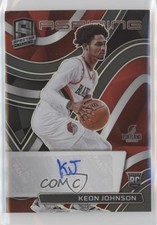 2021-22 Panini Spectra Aspiring Auto 3/99 Keon Johnson #AA-KJN Auto pe8