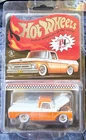 Hot Wheels Red Line Club 1:64 1962 Ford F-100 Diecast Pickup Truck Orange/White