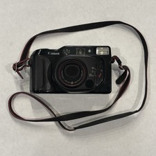 Canon Autoboy Tele Sure Shot 35mm Point Shoot Film Camera Japan Untested