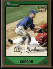 2007 Bowman Draft Picks & Prospects #BDP15 Alex Gordon Gold