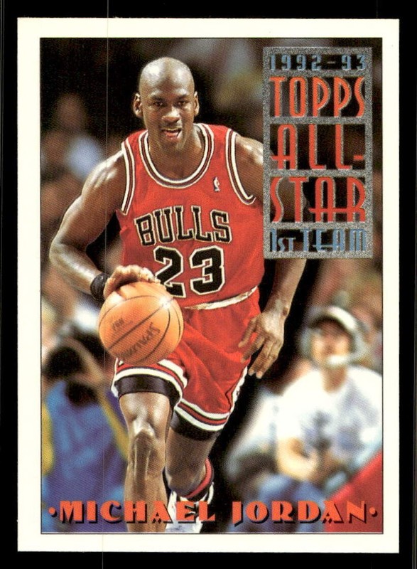 1993-94 Topps #101 Michael Jordan Chicago Bulls All-Star MINT NO RESERVE!
