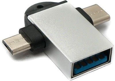 USB Y Adapter 3.1 Typ C & 2.0 Micro B Stecker zu 3.0 A Buchse Schlaufe OTG