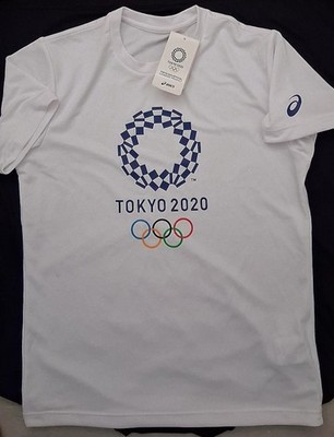 New NWT Asics Tokyo Olympic Games 2020 T-Shirt White M L  olympics