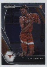 2021-22 Panini Prizm Draft Picks Greg Brown III #27 Rookie RC 1a7j