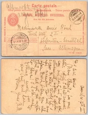 Suisse Schweiz Svizzera Carte Postale Stamps Postcard