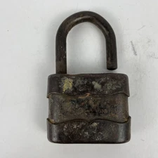 Vintage Iron Padlock Made In Germany NO KEY