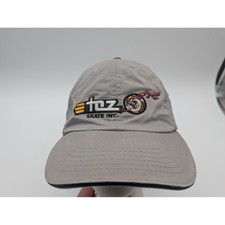 Vintage Looney Tunes Taz Skate Inc Hat Grey Embroidered 2001 Tazmanian Devil Cap