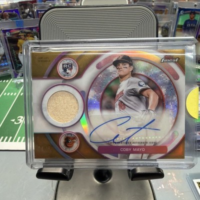2025 Topps Finest Coby Mayo Rookie Autograph Relic  RAJR-CMA /50