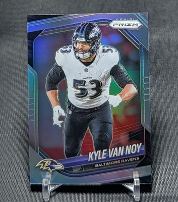 Kyle Van Noy Silver Holo 2025 Panini Prizm Football Card #246 Baltimore Ravens