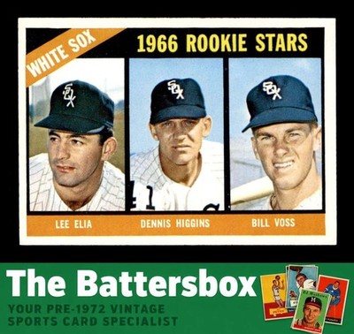 1966 Topps #529 Lee Elia/Dennis Higgins/Bill Voss Rookie Stars NM/NM+ X3761700