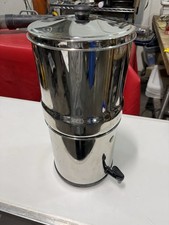 Gravity-fed Water Filter System 2.25G Countertop Stainless Steel w/ 2 Filters