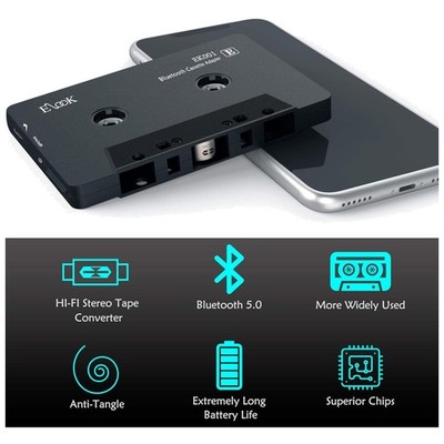 Bluetooth Cassette Adapter for Car Stereo
