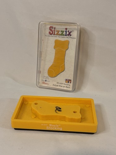 Sizzix Medium Die Cutter 38-0237 Stocking Provo Craft & Ellison z42 - Picture 5 of 5