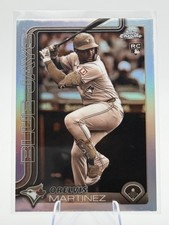 Orelvis Martinez 2025 Topps Chrome Sepia Refractors Rookie RC Blue Jays