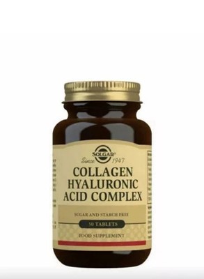 Solgar Kollagen Hyaluronsäure Komplex - 30 Tabletten neu versiegelt langes Verfallsdatum