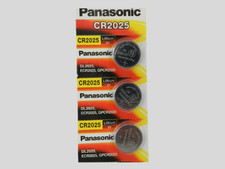 PANASONIC CR2025 LITHIUM 3V BATTERY 3Pcs