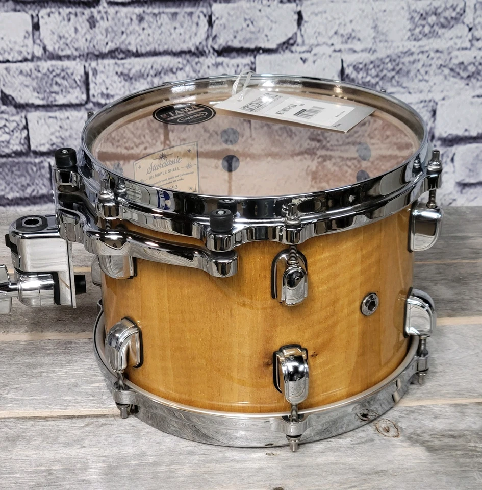 TAMA - Starclassic Maple Exotix 10in. Rack Tom-Gloss Natural Movingui - Image 3 of 4