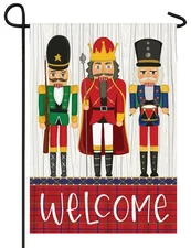 Nutcrackers Garden Flag