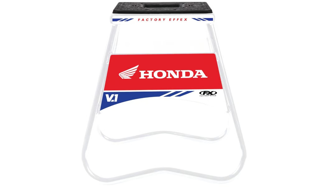 Factory Effex Honda Bike Stand - White Motorcycle Street Bike Dirt Bike 24-45310
