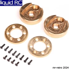 Axial Racing -2201 Portal Cvr & Wghts Brass 122.4g 34.6g ea AF16P: AXP8