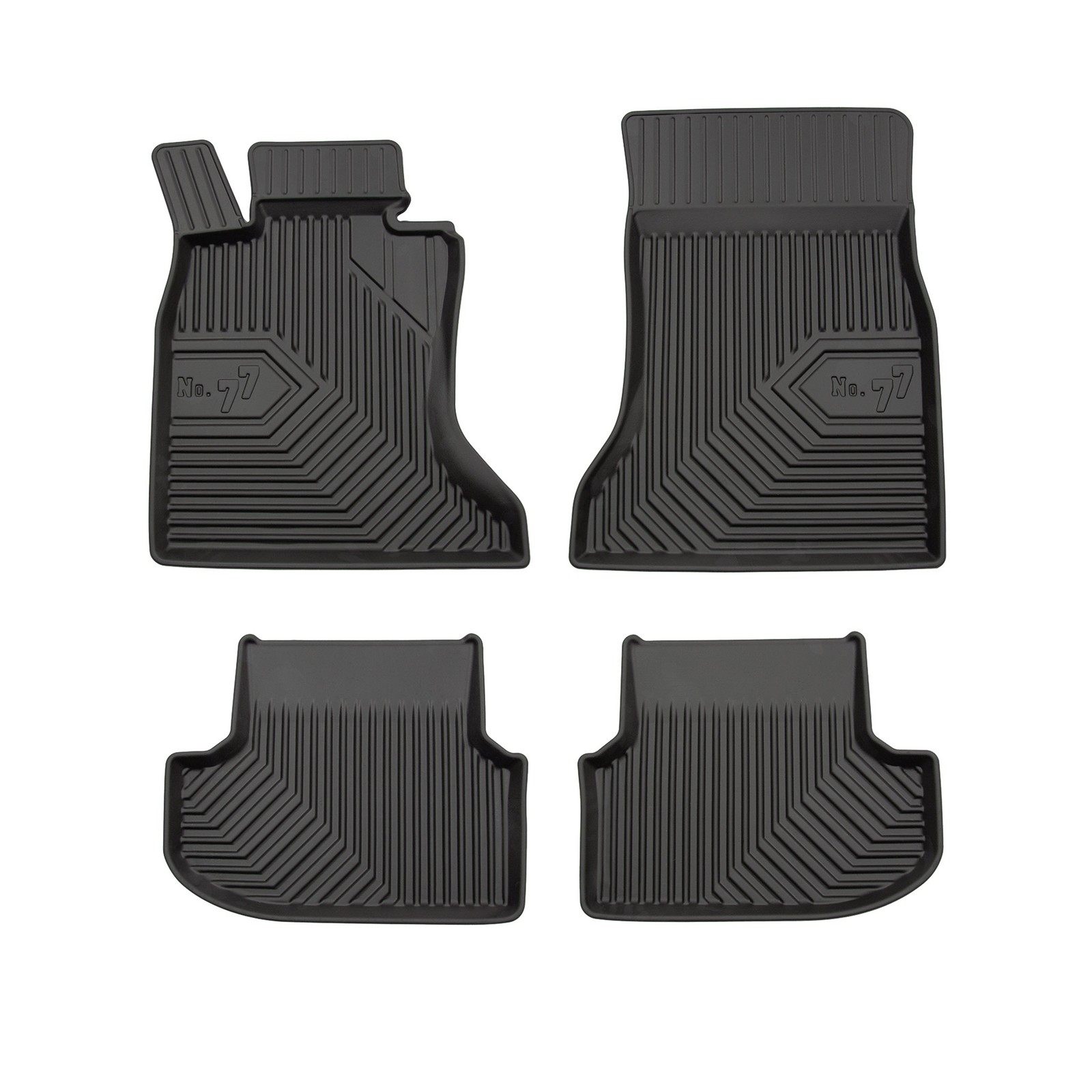 Tapis de sol voiture BMW F10 F11 étanches et antidérapants en TPE 4Pcs