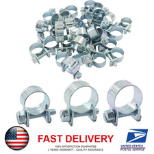 30pcs 14 516 38 Fuel Injection Gas Line Hose Clamps Clip Pipe Assortment