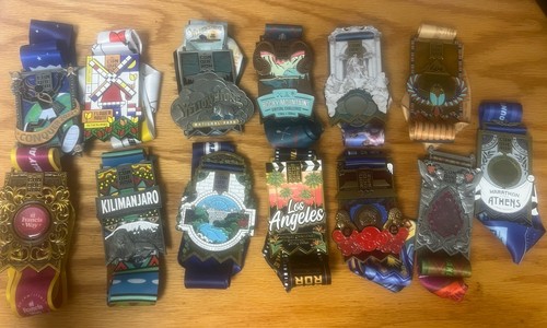 The Conqueror Virtual Challenge Medals Lot Of 13 W/ Ribbons | eBay
