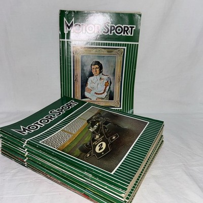 Motor Sport Memorabilia Full Set x12 Magazines Year 1972