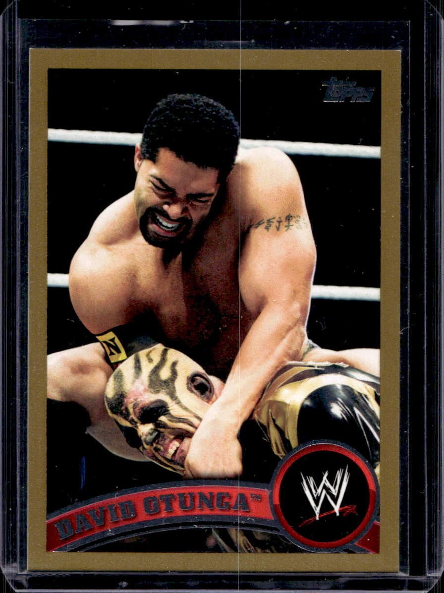 David Otunga 2011 Topps WWE #21 Gold /50