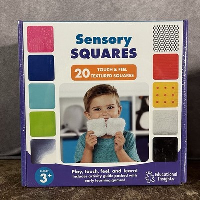 NEW Learning Resources Sensory Squares Ages 3+ Vocabulary Classroom Bonus SEALED